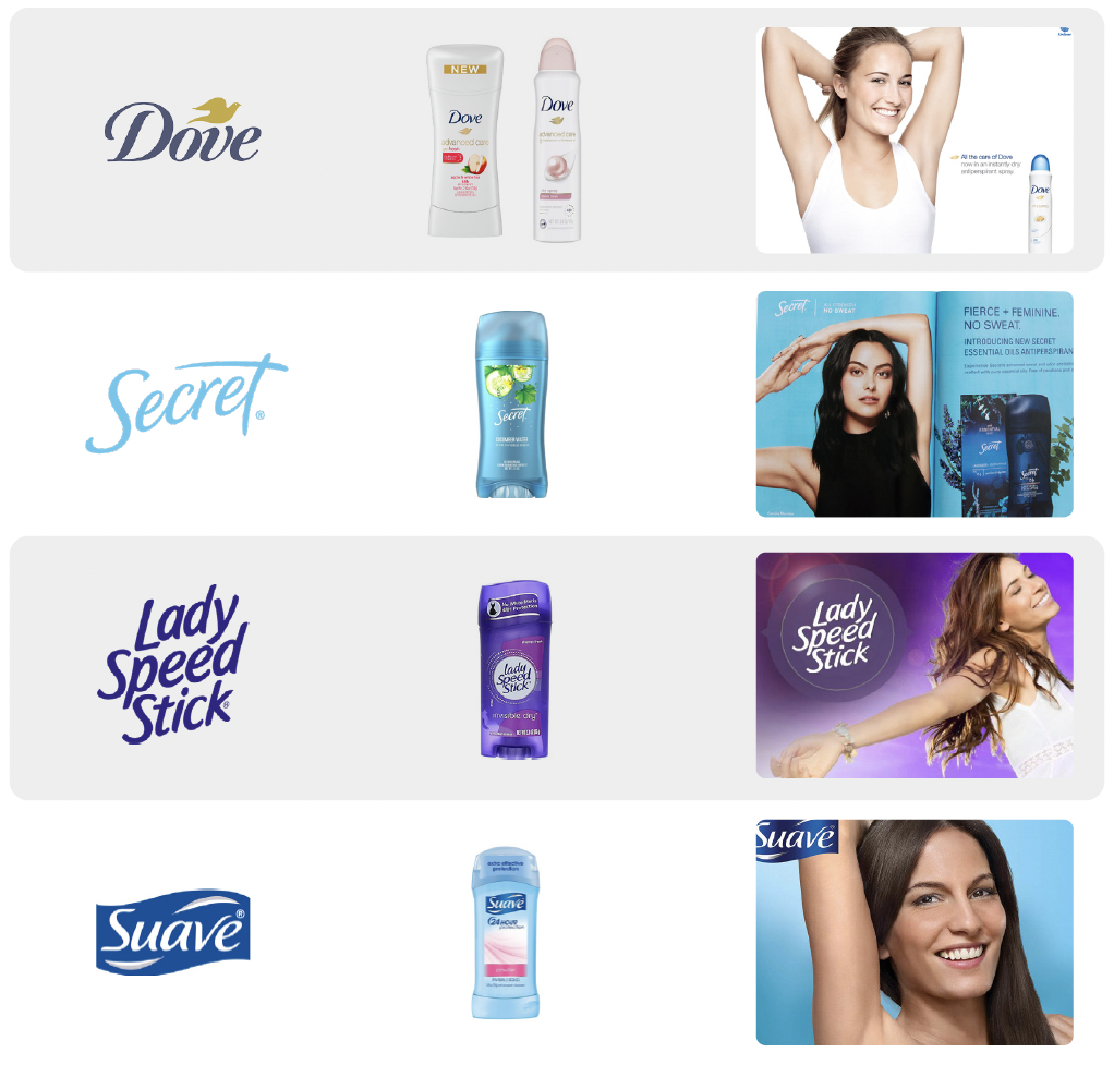 Mainstream female brands