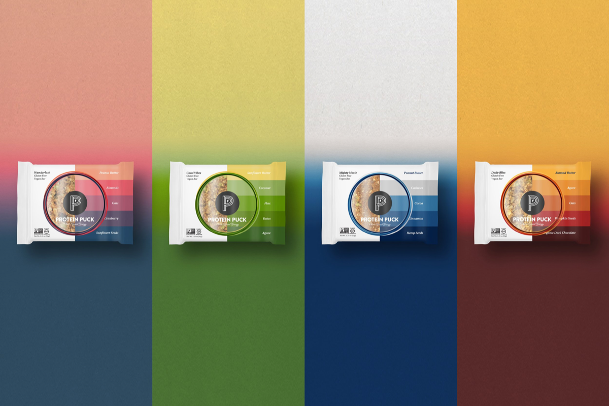 Protein Puck rebrand and packaging